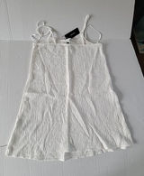 NWT Vero Moda White Maxi Cotton Dress With Hem Line. B8 Photo 0