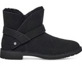 Ugg Sz 7.5 Zariyah Ankle Boots Shearling UggPlush Water Repellent Black Women's Photo 0