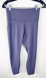 LULULEMON Nightfall Wunder Train High Rise Pockets 25” Leggings Size 8 Gym Yoga Photo 0