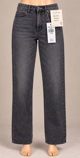 Abercrombie 90’s Skinny High Rise Jeans 27L Washed Black NWT Photo 0