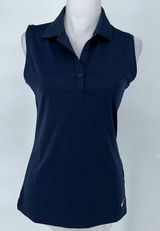 Nike Golf Tour Performance Polo in Navy Blues Sleeveless Shirt size Small Photo 0