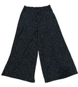 Adrienne Vittadini Black and White Polka Dot Wide-Leg Pants Photo 0