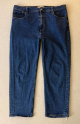 Abercrombie & Fitch Ultra High Rise Ankle Straight Jeans Womens 33/16S Blue Photo 0