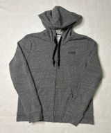 PINK Victoria's Secret Grey Full Zip Hoodie‎ Large Sweatshirt Photo 0