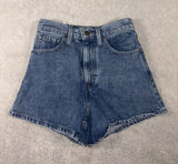 Levi's Shorts 24 High Waisted Mom Women's Jean Jorts High Rise Blue Photo 0