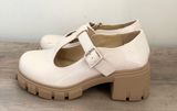Soda Mary Jane chunky platform heel size 8-8.5 preppy academia schoolgirl Photo 0