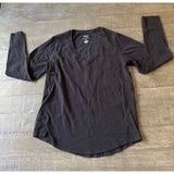 Sonoma Women's Black Everyday Tee V Neck Long Sleeve Tee Size Small Photo 0