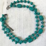 Premier Designs double stranded turquoise necklace Photo 0