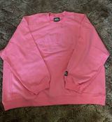 Daily Drills Cupid Monochrome Oversized Sport Crew Sweatshirt Pink XS/S Photo 0