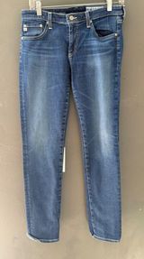 AG Adriano Goldschmied The Stilt Cigarette‎ Leg Jeans Medium Wash Blue Size 29R Photo 0