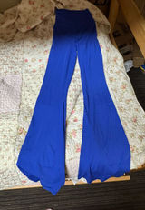 aerie electric blue crossover flare leggings Photo 0