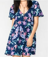 SMYM Show Me Your Mumu‎ Kylie Women’s Dress Navy Pink Floral Medium Photo 0