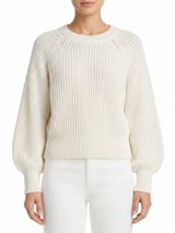Free Assembly Chunky Knit Crewneck Sweater Women XL‎ Ivory Cream NWT Photo 0