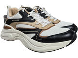 Skechers Hazel Fashion Gal Black White Tan Women's Lace Up Sneakers Size 7.5 Photo 0