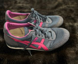 Asics Onitsuka Tiger Shoes Womens 8.5 Blue Pink Running Sneakers Athletic Photo 0