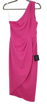 Lulus Pink One Shoulder Cocktail Dress NWT Size Medium Pink Wedding Guest Dress Photo 0