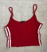 Brandy Melville Red Tank Striped Photo 0
