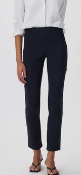 Quince Ultra Stretch Ponte‎ Straight Leg Pants Black Small Photo 0
