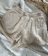 Aerie Linen cotton blend lounge shorts Photo 0