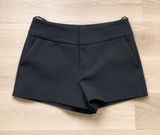 Zara Women's Tailored High-Waisted Mini Shorts in Black Gray small Photo 0