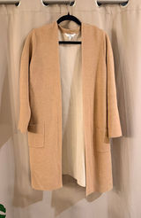 Time & Tru Lightweight Camel Open-Front Women's Sweater Cardigan Photo 0