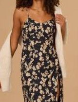 Altar’d State Reagan Floral Midi Dress Photo 0