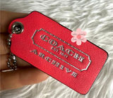 2" Coach ARCHIVE Fob Bag Charm Hang tag Hangtag Photo 0