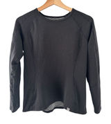 North Face FlashDry Black Crew Neck Top Medium Athletic Hiking Layer Outdoor Photo 0