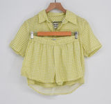 Aritzia Sunday Best Elisa Gingham Crop Shirt and Shorts Matching Set S Photo 0