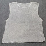 Women's White and Grey Jumper Size L Photo 0