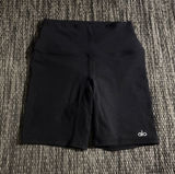 Alo Yoga High Waist Airbrush Biker Shorts 7” Compression Photo 0