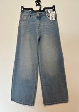 Refuge Denim NWT Jr's Size 0 Super Baggy Low Rise Light Wash Wide Leg Blue Jeans Photo 0
