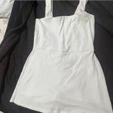 Victoria's Secret Pink White Ribbed Mini Dress XL Photo 0