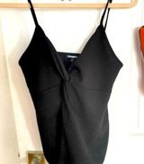Front tied v-neck cut blouse NWT Photo 0