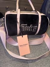 Juicy Couture Black and Pale Pink Barrel Shoulder bag Photo 0