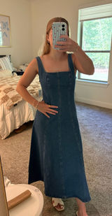 Old Navy Denim Dress Long Photo 0