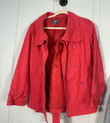 Gap Red Women’s Peacoat Size Medium EUC Photo 0
