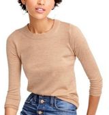 J.Crew Merino wool Tippi sweater Light Brown Lightweight NWT Women’s Medium Photo 0