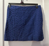 Cynthia Steffe Navy Eyelet Skirt in‎ 6 Photo 0