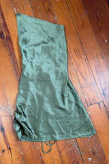 Princess Polly‎ Leigh Jagger & Stone Olive Green Slip Dress Size 4 Open Back Photo 0