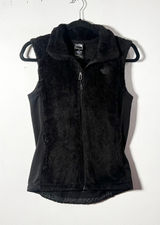 The North Face Osito Fleece Vest Women's Small Black Full Zip Photo 0