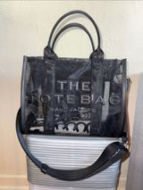 Marc Jacobs The Mesh Medium Tote Bag Blackout + Dust Bag Photo 0
