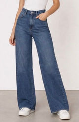 Citizens of Humanity Ayla Baggy Wide Leg High Rise Jean Claremont Wash Size 23 Photo 0