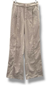House of CB NWT Pleated Wide‎ Leg Dress Pants Women’s Size XS Beige Cream High Photo 0
