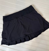 Lululemon Women's Black Pace Setter Athletic Skort Performance Golf Tennis Sz 6 Photo 0