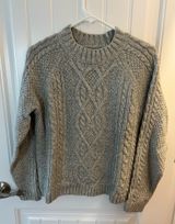 Grey Abercrombie Sweater Photo 0