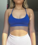 Blue Sports Bra Photo 0