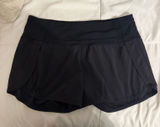 Black Lululemon Speed 2.5" Shorts Photo 0