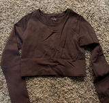 Aerie Cropped Long Sleeve Photo 0