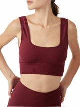 Free People Movement Good Karma Sports Bra in Black Cherry Photo 0